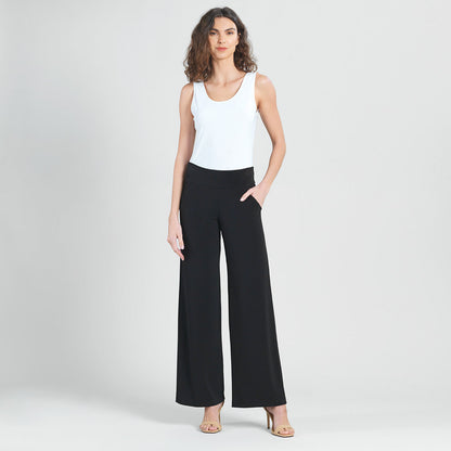 Signature Wide Leg Pocket Pant - Black | Clara Sunwoo