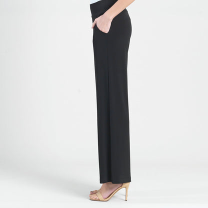 Signature Wide Leg Pocket Pant - Black | Clara Sunwoo