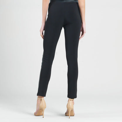 Liquid Leather™ Sheen Two-Tone Legging - Black | Clara Sunwoo
