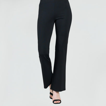 Ponte Knit - Boot Cut Pant - Black | Clara Sunwoo