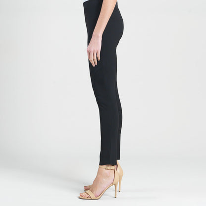 Ponte Knit - Slim Rider Pant - Black | Clara Sunwoo