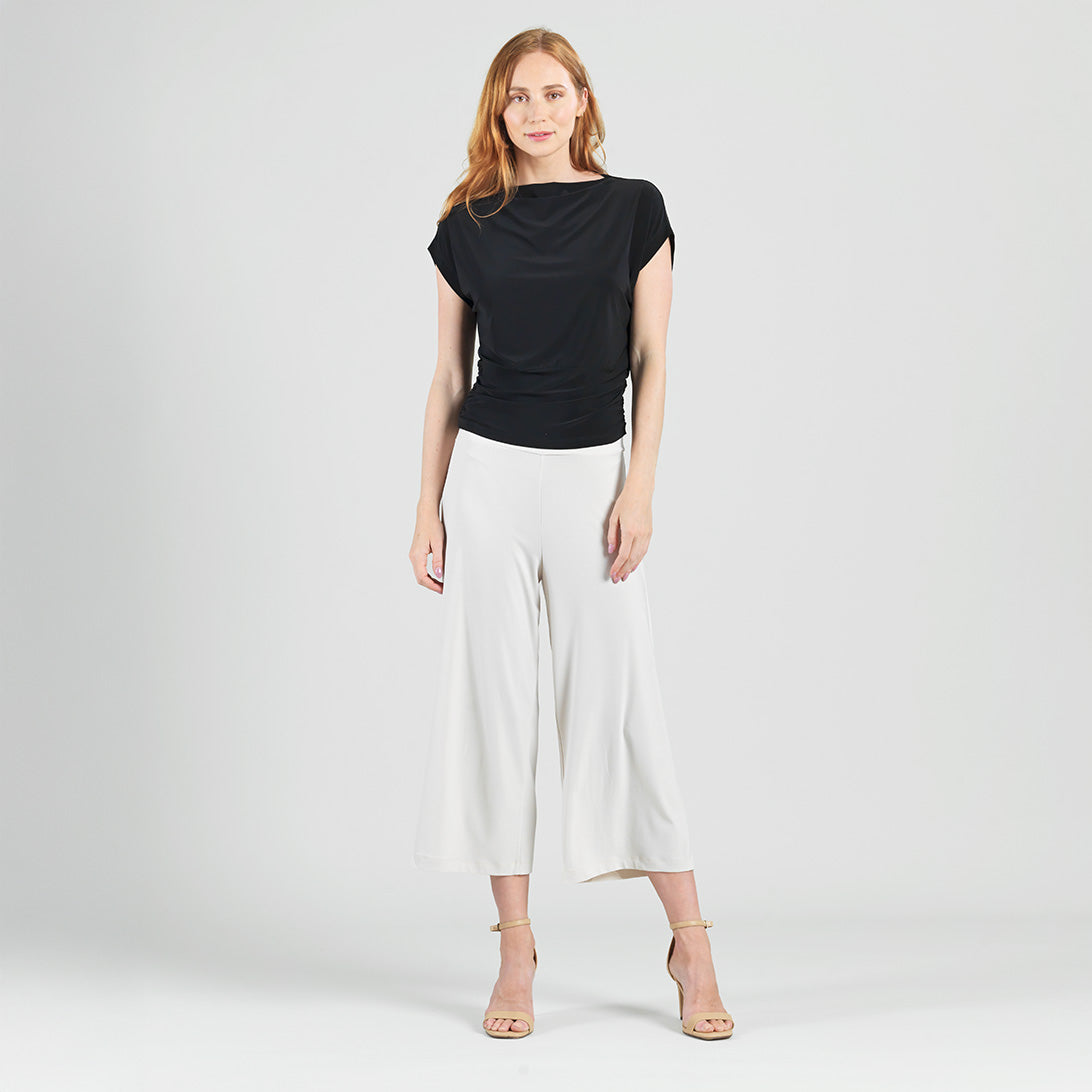Signature Modern Gaucho Pant - Bone - Limited Sizes | Clara Sunwoo