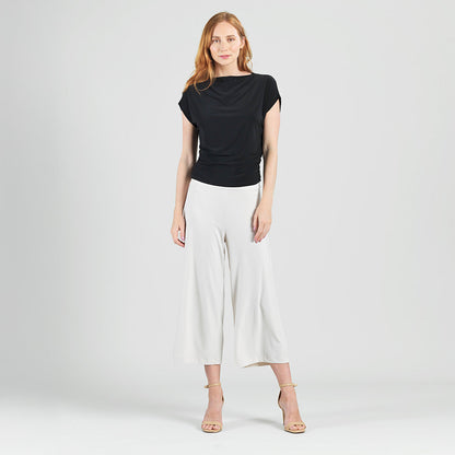 Signature Modern Gaucho Pant - Bone - Limited Sizes | Clara Sunwoo