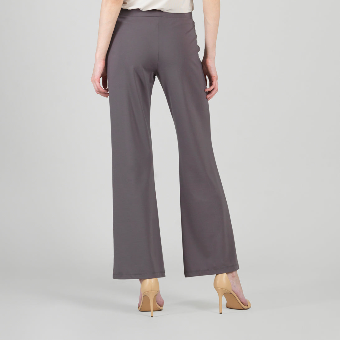 Rayon-Ponte Knit - Loose Leg Pocket Pant - Mocha - Limited Sizes | Clara Sunwoo