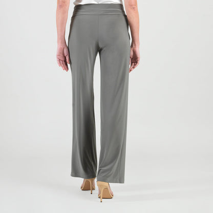 Signature Wide Leg Pocket Pant - Olive | Clara Sunwoo