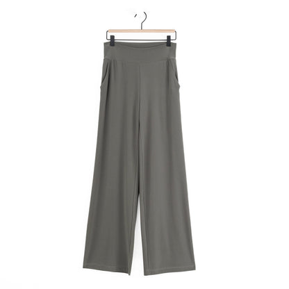 Signature Wide Leg Pocket Pant - Olive | Clara Sunwoo