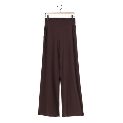 Signature Wide Leg Pocket Pant - Brown | Clara Sunwoo