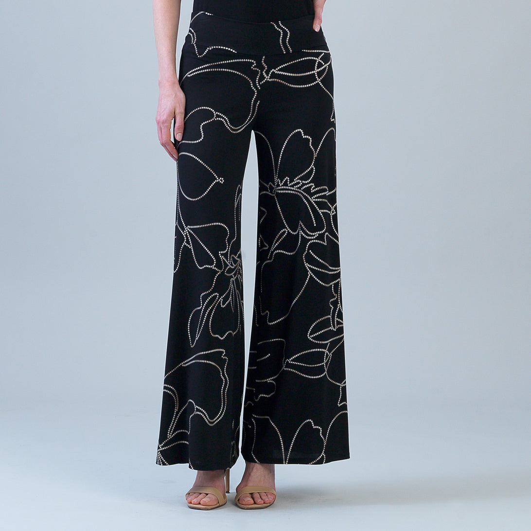 Signature Palazzo Pant - Floral Starlight | Clara Sunwoo