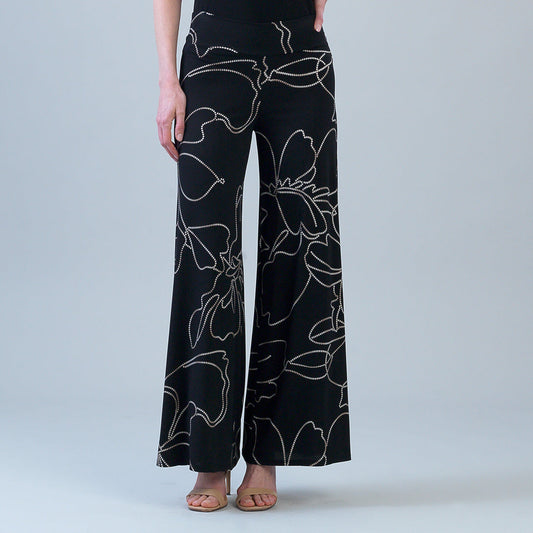 Signature Palazzo Pant - Floral Starlight | Clara Sunwoo