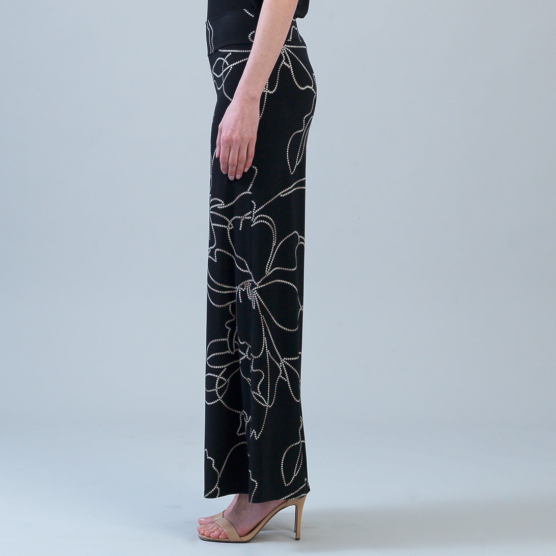 Signature Palazzo Pant - Floral Starlight | Clara Sunwoo
