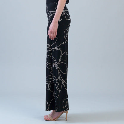 Signature Palazzo Pant - Floral Starlight | Clara Sunwoo