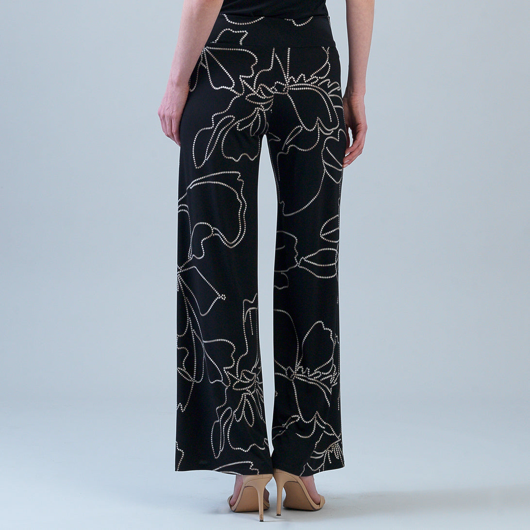 Signature Palazzo Pant - Floral Starlight | Clara Sunwoo