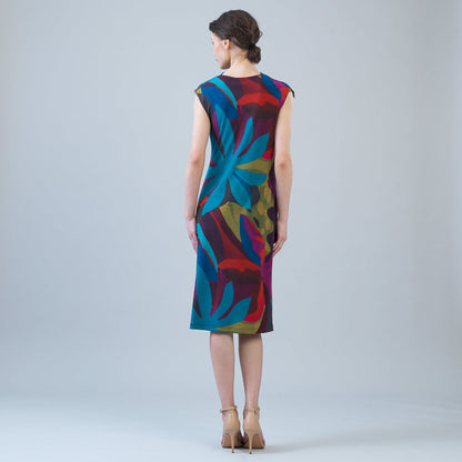 Signature Side Slit Midi Dress - Petal Burst | Clara Sunwoo