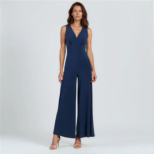 Signature Jumpsuit - Navy - Limited Sizes | Clara Sunwoo