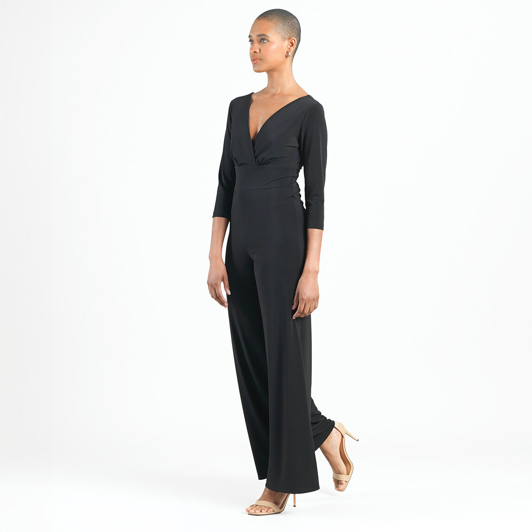 Signature 3/4 Sleeve Jumpsuit - Limited Sizes | Clara Sunwoo