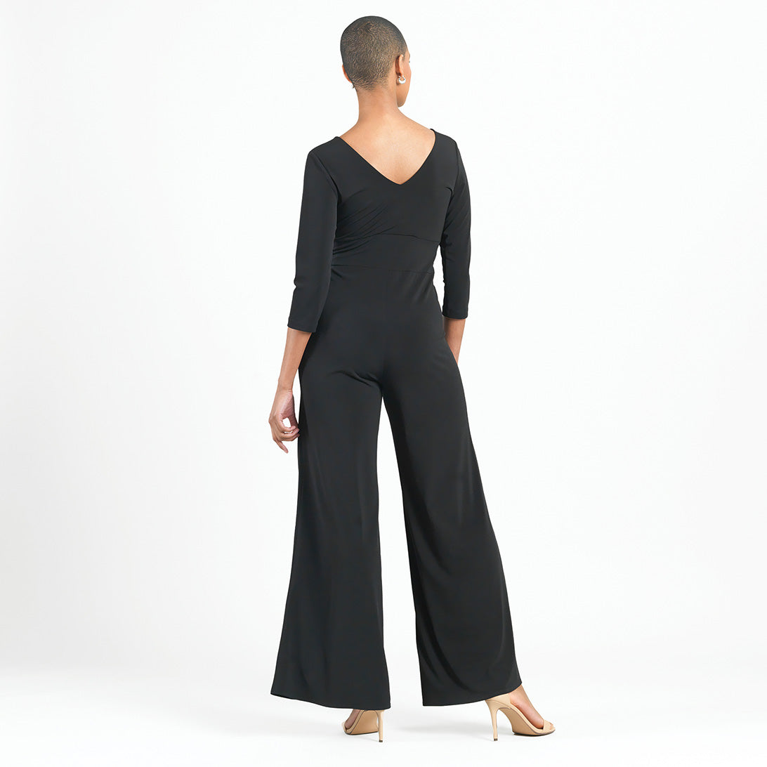 Signature 3/4 Sleeve Jumpsuit - Limited Sizes | Clara Sunwoo