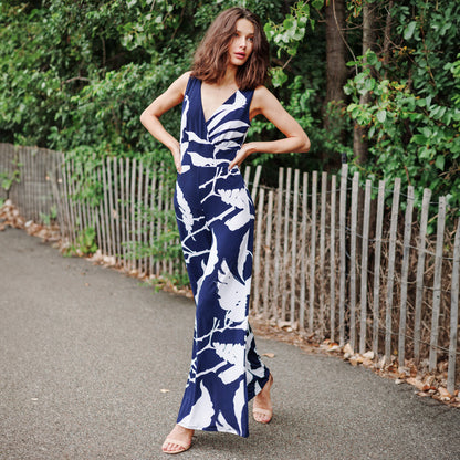 Signature Jumpsuit - Abstract Branch - Final Sale | Clara Sunwoo