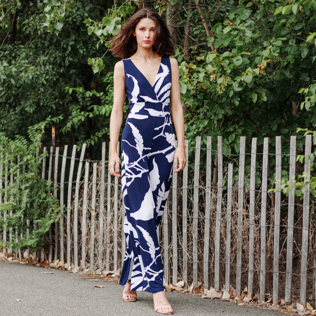 Signature Jumpsuit - Abstract Branch - Final Sale | Clara Sunwoo