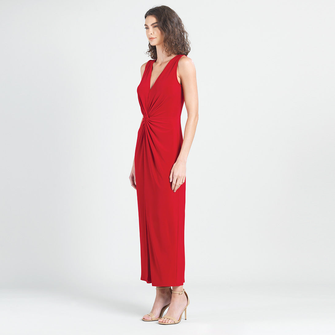Center Slit Maxi Dress - Red - Final Sale! | Clara Sunwoo