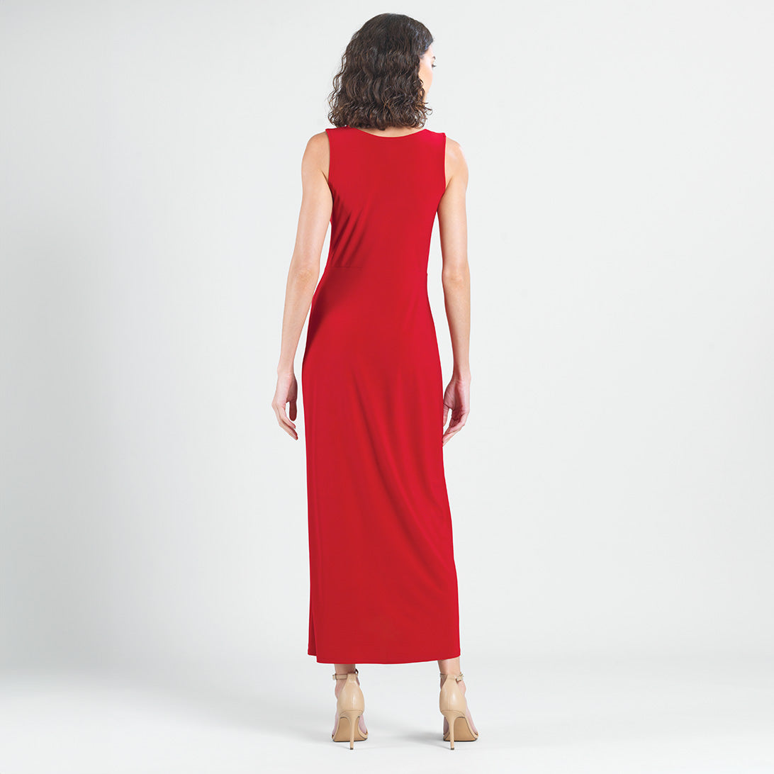 Center Slit Maxi Dress - Red - Final Sale! | Clara Sunwoo