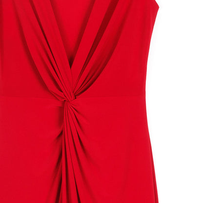 Center Slit Maxi Dress - Red - Final Sale! | Clara Sunwoo