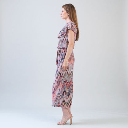 Ruffle Off Shoulder Pocket Jumpsuit - Boho Weave - Final Sale! | Clara Sunwoo
