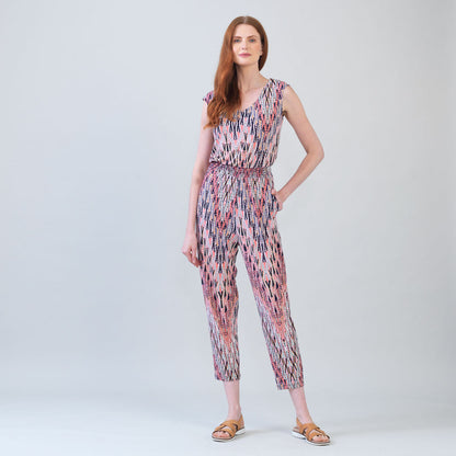 Back Cut Out Jogger Pocket Jumpsuit - Boho Weave - Final Sale! | Clara Sunwoo