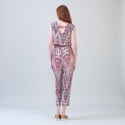 Back Cut Out Jogger Pocket Jumpsuit - Boho Weave - Final Sale! | Clara Sunwoo