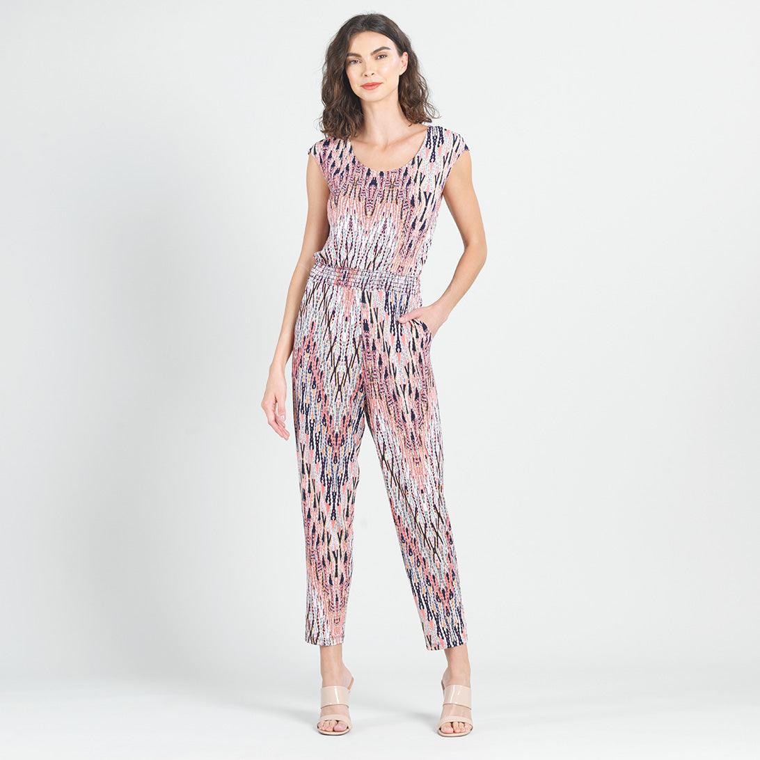 Back Cut Out Jogger Pocket Jumpsuit - Boho Weave - Final Sale! | Clara Sunwoo