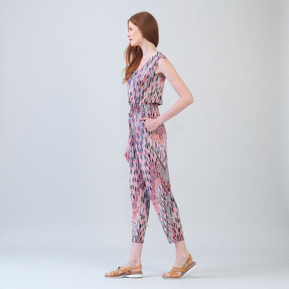 Back Cut Out Jogger Pocket Jumpsuit - Boho Weave - Final Sale! | Clara Sunwoo