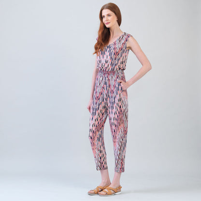 Back Cut Out Jogger Pocket Jumpsuit - Boho Weave - Final Sale! | Clara Sunwoo