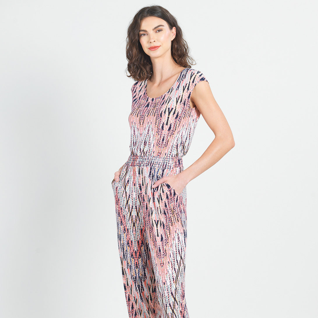 Back Cut Out Jogger Pocket Jumpsuit - Boho Weave - Final Sale! | Clara Sunwoo