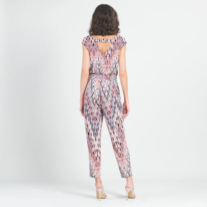 Back Cut Out Jogger Pocket Jumpsuit - Boho Weave - Final Sale! | Clara Sunwoo