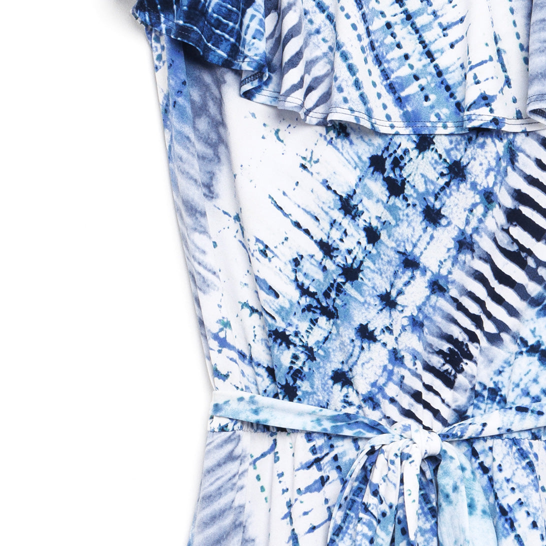 Ruffle Off Shoulder Pocket Jumpsuit - Acid Wash - Final Sale! | Clara Sunwoo