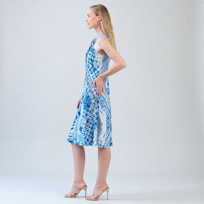 Grecian Halter Swing Dress - Acid Wash - Final Sale! | Clara Sunwoo