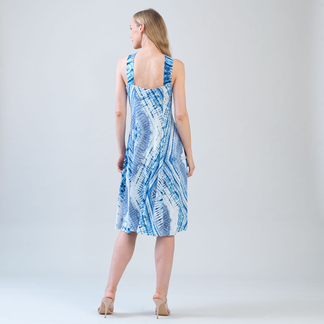 Grecian Halter Swing Dress - Acid Wash - Final Sale! | Clara Sunwoo
