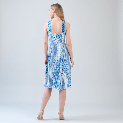 Grecian Halter Swing Dress - Acid Wash - Final Sale! | Clara Sunwoo