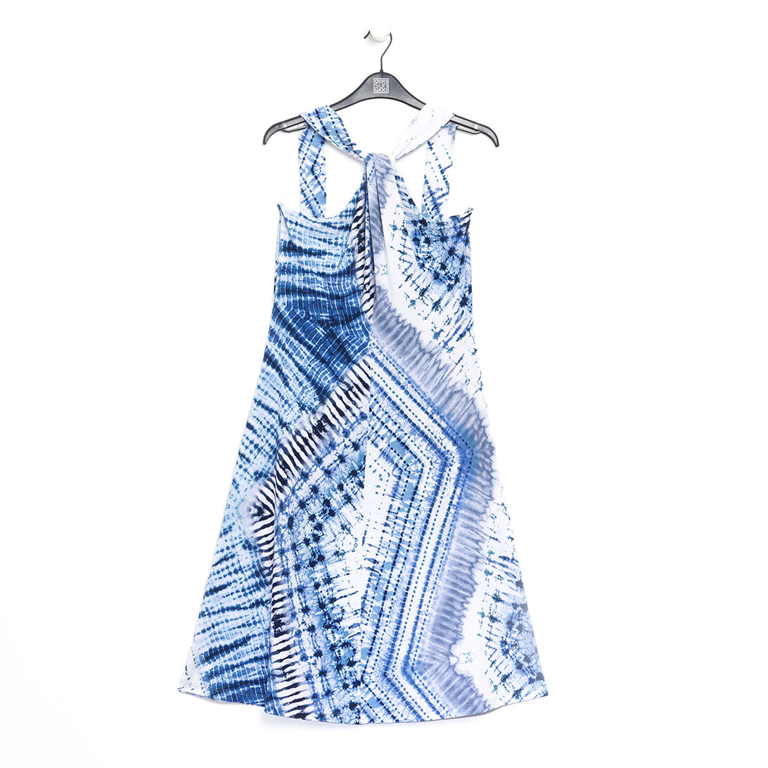 Grecian Halter Swing Dress - Acid Wash - Final Sale! | Clara Sunwoo