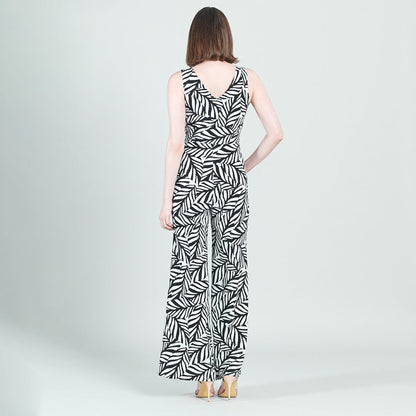 Signature Jumpsuit - Leaf Stripe - Final Sale! | Clara Sunwoo