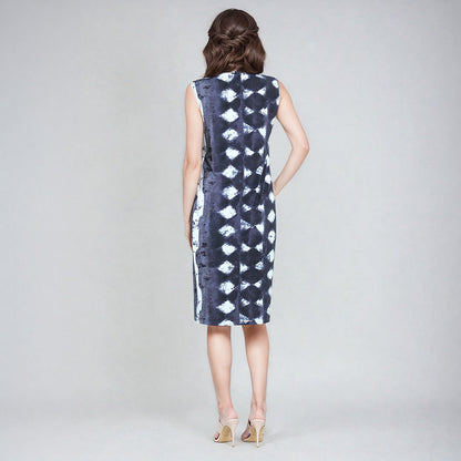 Mock Neck Midi Sheath Dress - Diamond Grey-Scale - Final Sale! | Clara Sunwoo