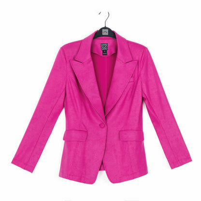 Liquid Leather™ Signature Pocket Blazer - Magenta - Final Sale! | Clara Sunwoo