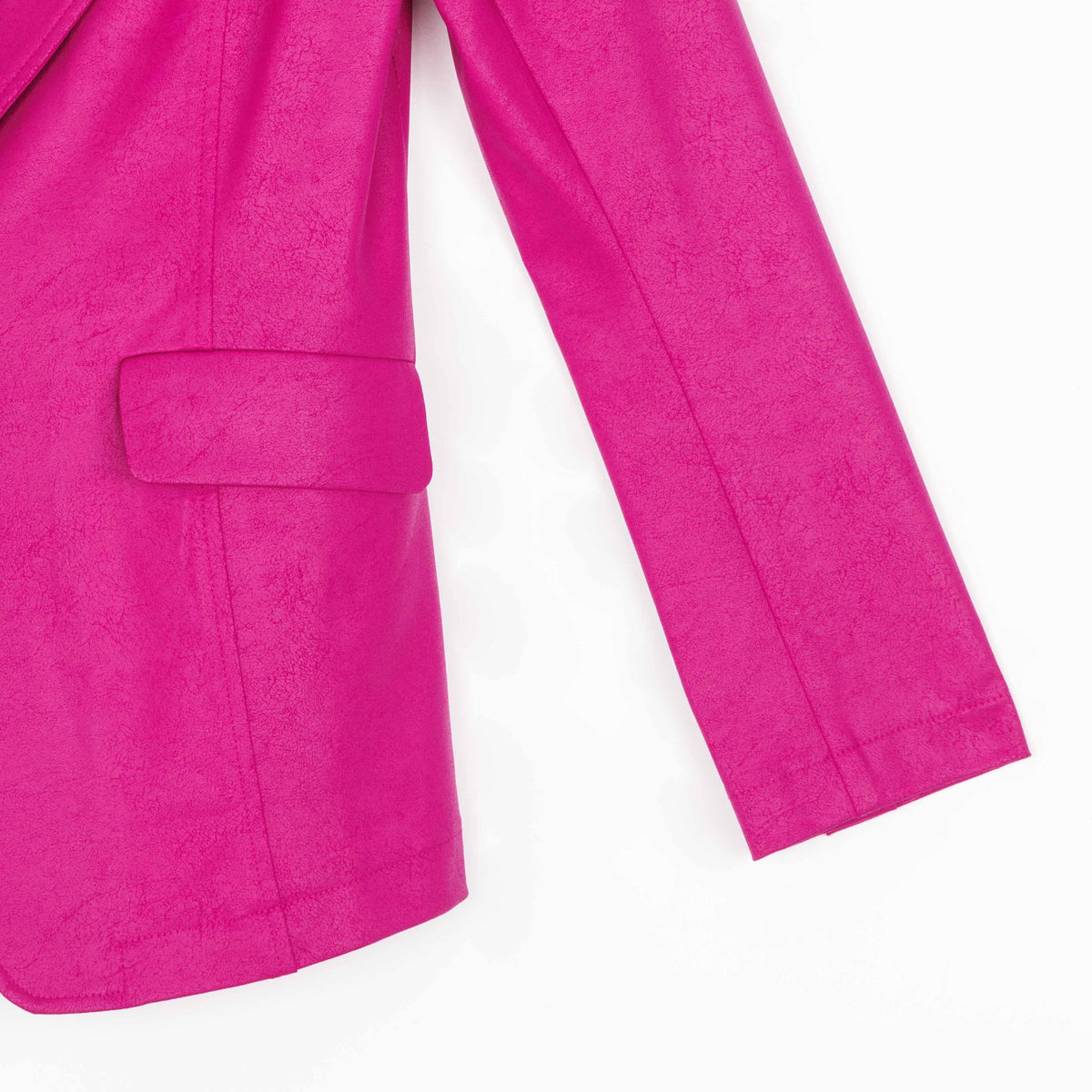 Liquid Leather™ Signature Pocket Blazer - Magenta - Final Sale! | Clara Sunwoo