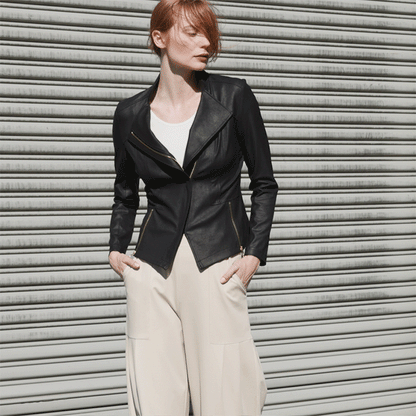 Liquid Leather™ Signature Jacket - Black | Clara Sunwoo