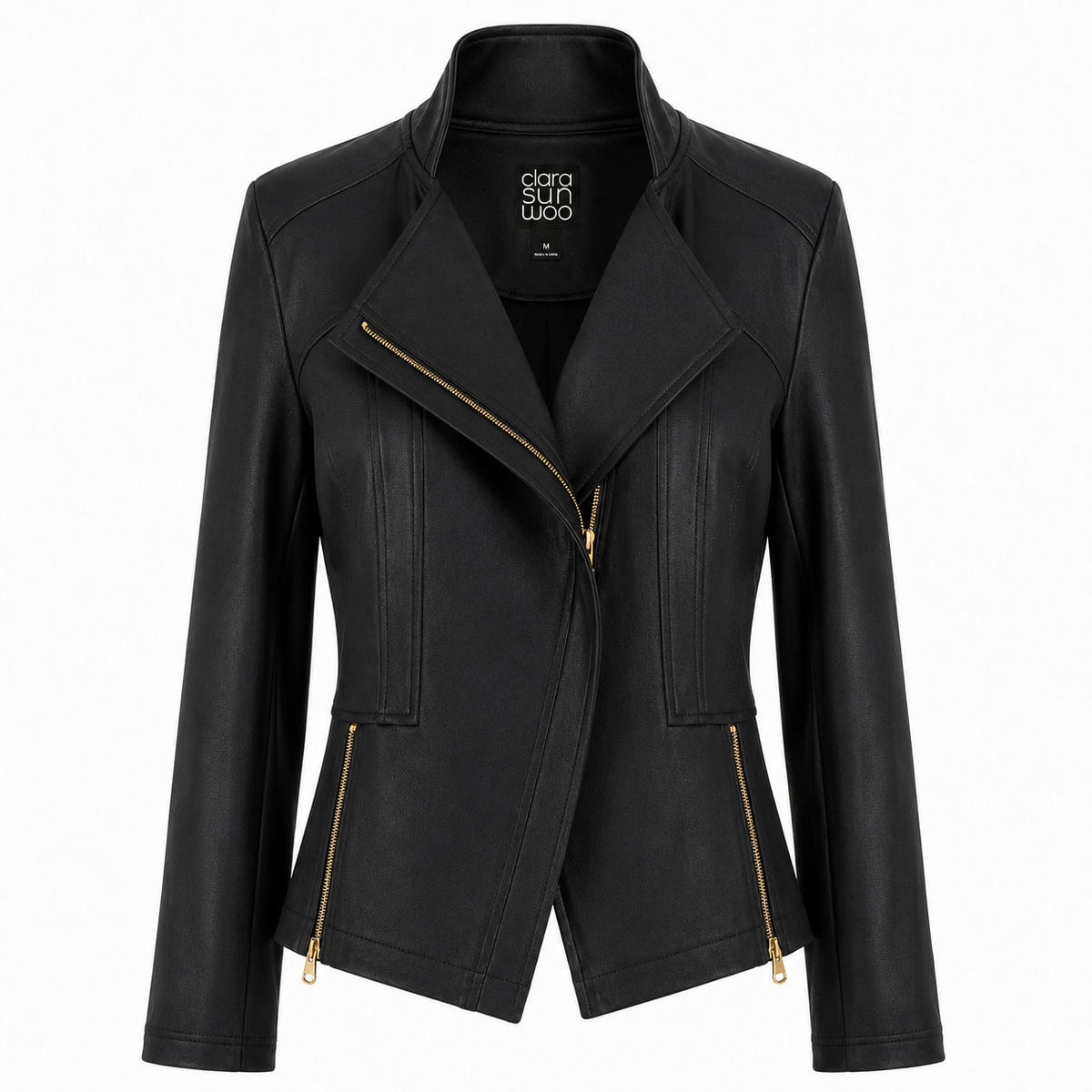 Liquid Leather™ Signature Jacket - Black | Clara Sunwoo