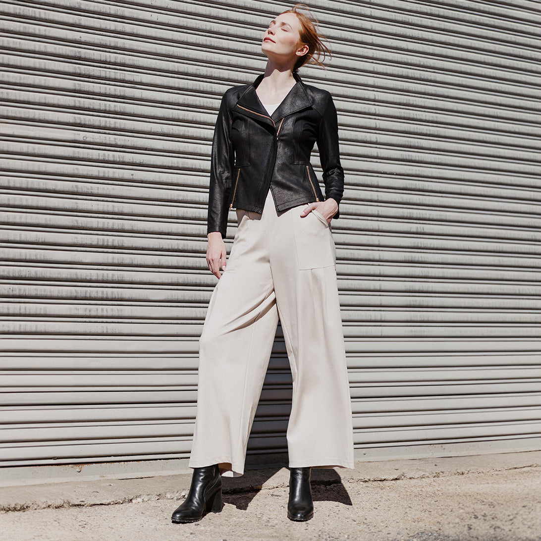 Liquid Leather™ Signature Jacket - Black | Clara Sunwoo