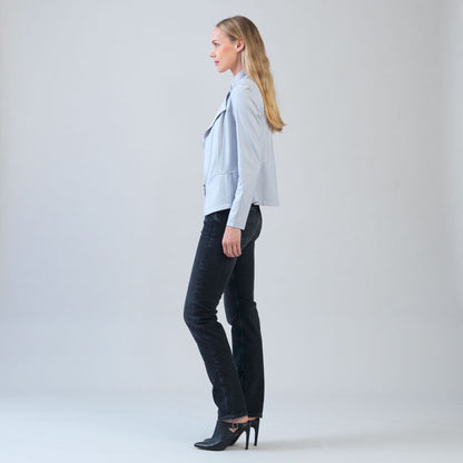 Liquid Leather™ Signature Jacket - Stone - Final Sale | Clara Sunwoo