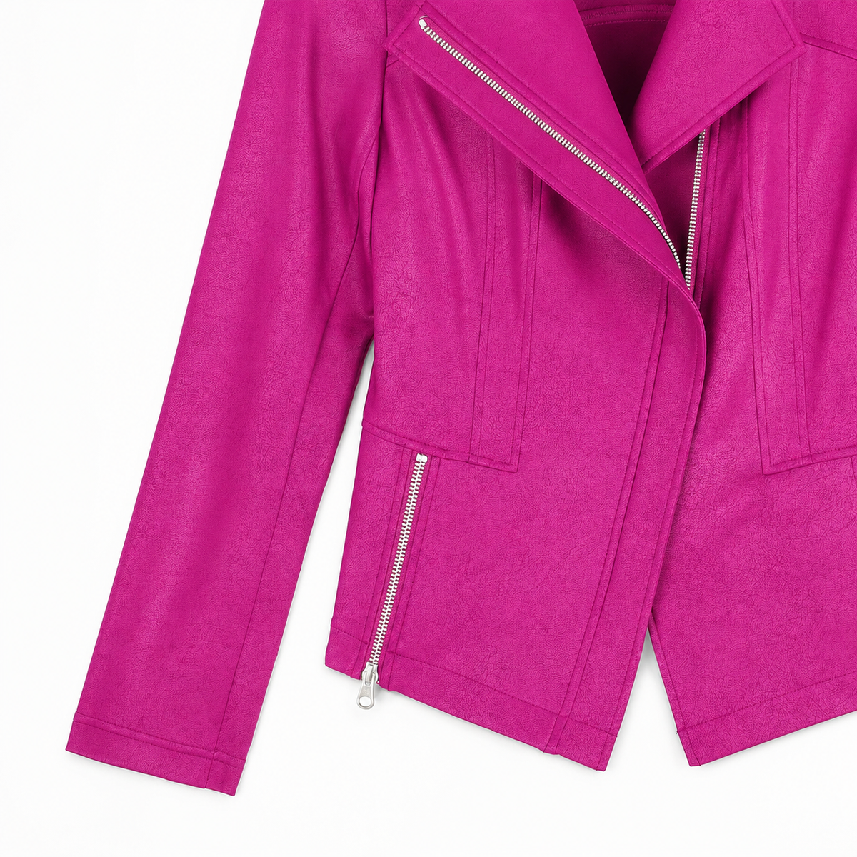 Liquid Leather™ Signature Jacket - Magenta | Clara Sunwoo