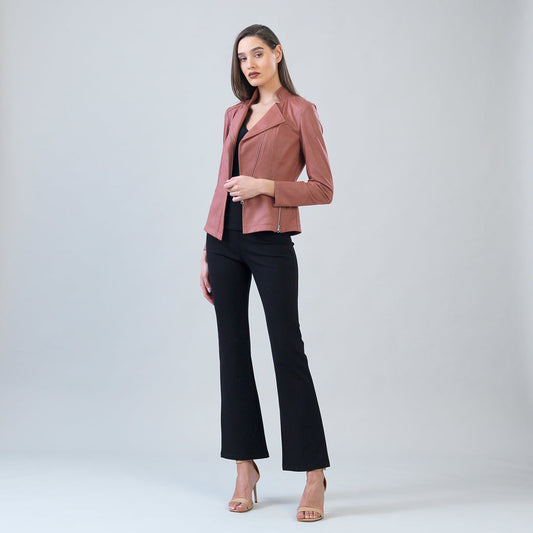 Liquid Leather™ Signature Jacket - Tan | Clara Sunwoo