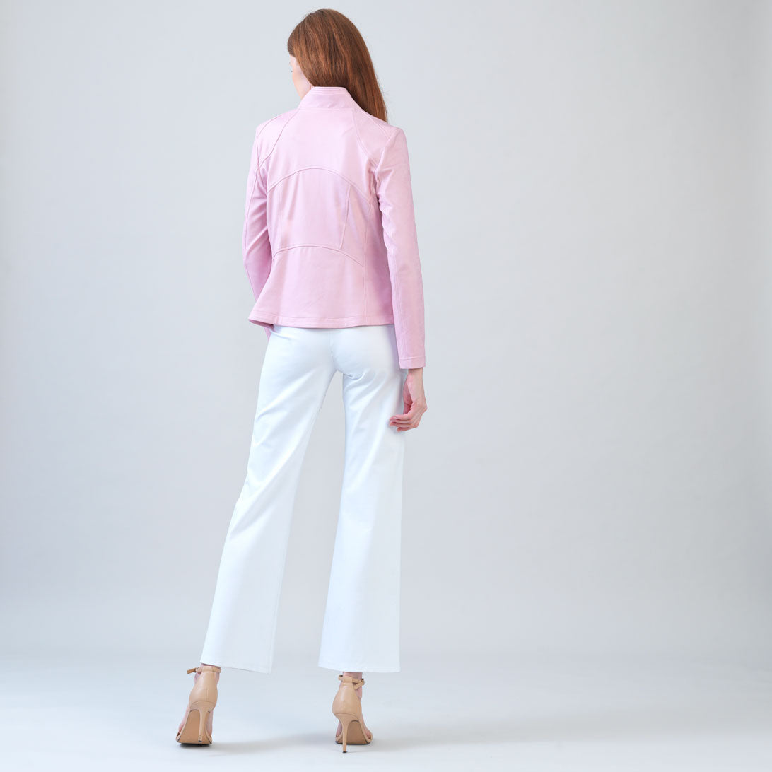 Liquid Leather™ Signature Jacket - Pink | Clara Sunwoo