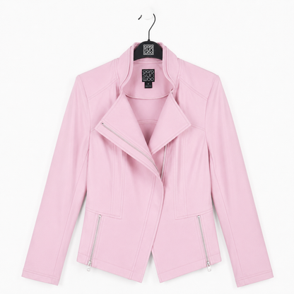 Liquid Leather™ Signature Jacket - Pink | Clara Sunwoo
